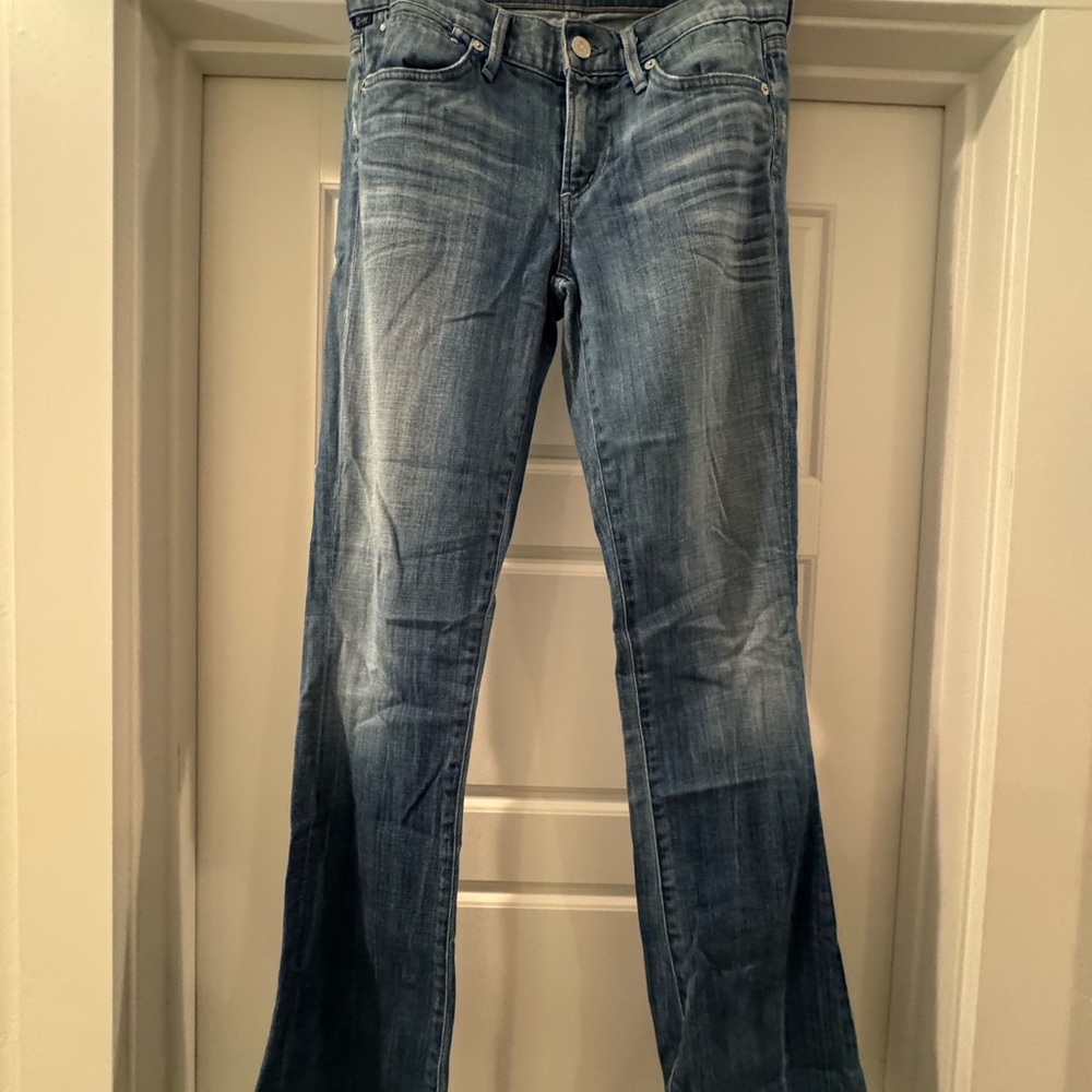 Citizens Of Humanity Blue Slim Boot Flare Jeans